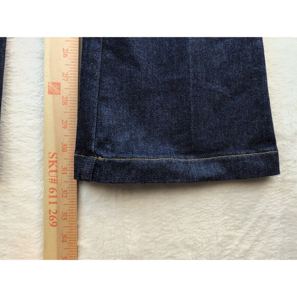 SPANXshape Everywear Jeans Raw Indigo Wide Leg Pull On Bootcut Jeans Womens XS - Picture 4 of 11
